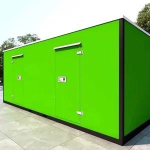 Double Door No Partition Folding Mobile Warehouse High-capacity Portable Warehouse
