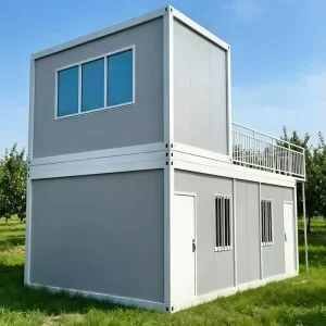 Double Layer Container House Standard Size Fast Assemble Modular House for Industrial Field Multi Staff Dormitory