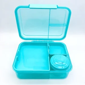 Double Layer PP Food Container Storage Box Kids Lunch Bento Box Set with Bowl