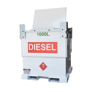 Double-Wall Carbon Steel Fuel Tank Trailer Lockable Cabinet Mobile Fueling Equipment for Construction Agriculture