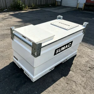 Double Wall Fuel Tank Diesel Petrol Storage Portable Mobile Gas Station with Pump 500Gallon for Vehicle Refueling