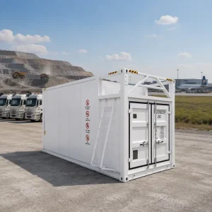 Double Wall Self Bunded Fuel Tank UL 142 Certificated Mobile Container Fuel Station