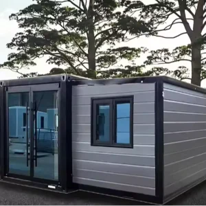 Double Wing Expandable Folding Design for Activity Room Rapid Mobile Housing 20 40 Feet Prefab Houses