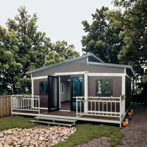 Double Wing Expandable House High Soundproof Mobile Office Pod Modern Prefab Garden Office