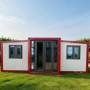 Double Wing Folding Home CE ISO Customized Prefab Modular Quick Installation Waterproof Sturdy Expandable Container House
