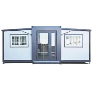 Double-wing Expansion Container House Midcentury Modern Design Space-Doubled for Apartment Hotel Villa Use Practical for