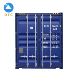 Dry Storage Custom Color High Cube 40ft Double Door ISO9001 Certified 71.2cu.m Capacity