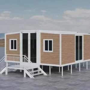 Dual Side Wing Container builds spacious temporary lodges near quiet natural scenic zones