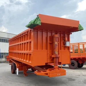 Dumper Trailer 50 Ton 80ton Side Dump Semi-trailer 3 Axles Hydraulic Side Tipper Semi Trailer