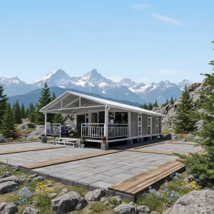 Durable 2 Bedroom Expandable Modular Home Prefab House for Residential Use Resort Weatherproof Energy Saving Global