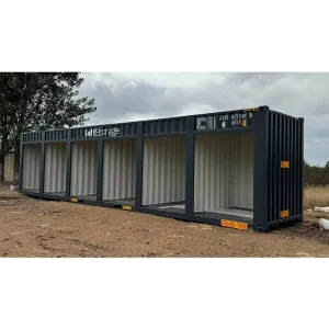 Durable Container Storage Shed Portable Storage Units 20ft 40ft Customize Weatherproof Contenedores De Almacenamiento