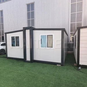 Durable Custom Size Expandable Container House Full Finished Prefab Home with Bathroom Kitchen & Living Room