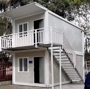 Durable Detachable Container Prefabricated Tiny House Homes Container Modular House with Breathable Design Roof Eaves