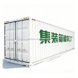 Durable High Yield High Cube Mobile Large Hydroponic Shipping Container Farm for All-Year-Round Vegetable Harvest