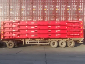 Durable Industrial Grade 40ft Oversized Flat Rack Cargo Container
