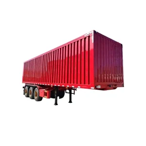 Durable Lightweight Dry Van Semi Trailer Energy-Saving for African Cargo Transport