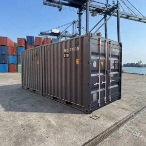 Durable Mobile Storage Box Rustproof Lockable Heavy Gauge Steel 10ft Storage Shipping Container