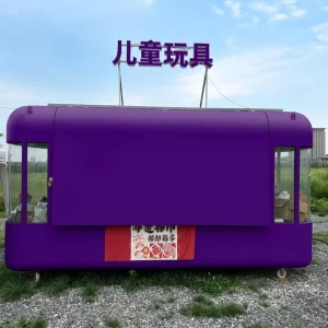 Durable Modular Mobile Steel Container Shop for Retail Cafe Snack Outdoor Kiosk with Whole House Smart Control