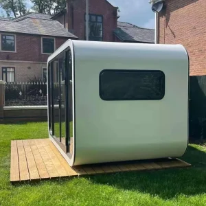 Durable Prefab Apple Cabin Living Unit with WPC Interior Wall and SPC Flooring for Long Term and Comfortable Residence