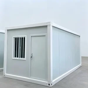Durable Reusable Flat Pack Prefab Container House Easy Disassemble for Short Term Construction Project