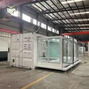 Durable Steel Container 40 ft 20 ft Versatile Modified Office Expandable Shipping Container Design for House Slide-Out Feature