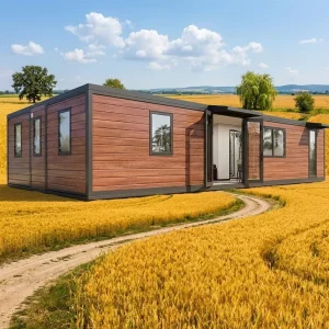 Durable Steel Expandable Container House Breathable Design High Insulation Modern Style for Office Hotel Use Mobile Cabin for