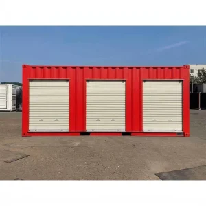 Durable Steel Shipping Storage Container for Sea Freight Cargo with Secure Lockable Door and Weather resistant Structure