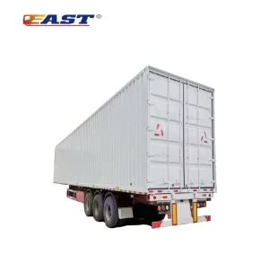 EAST 3 Axle Van Type Box Semi Trailer Box Semi Trailer 53 ft Dry Van Trailer