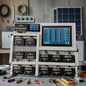 ECBMS 128S 256S High Voltage 1000V 1000A Smart Master Slave BMS with Active Equalizer for Large Containerized ESS Battery