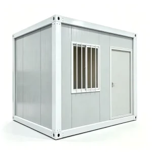 Easy Assemble Eco Friendly 3x3x2.8m Prefabricated Container Home Insulated Portable Cabin Box Modern Office Building Mall Entry