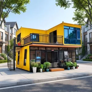 Easy Assemble Fashion Modular Commercial Residential Building General Merchandise Store Recreation Room Prefab Home
