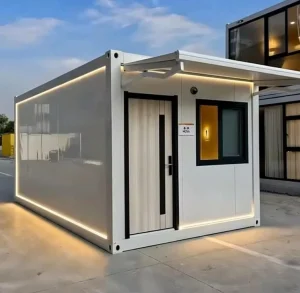 Easy Assemble Luxury Portable 20ft Movable Modular Sandwich Panel Steel Frame Breathable Container Hotel Modern