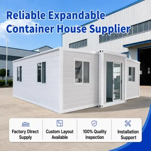 Easy Assembly Luxury 40Ft Customizable Expandable Prefabricated Container House Modern Tiny House Modular House