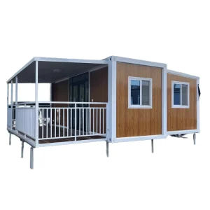 Easy Install 20ft 40ft Foldable Steel Container House 2 3 4 Rooms Prefabricated Home