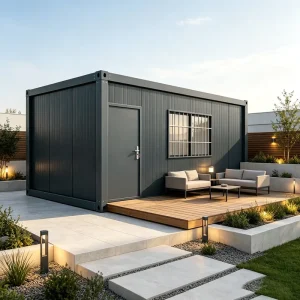 Easy Install Customizable Prefabricated Movable Container Houses Modern Design Insulated Waterproof for Dormitory Hotels