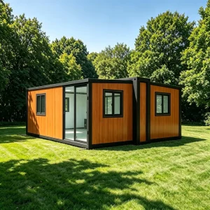 Easy Install Mobile Tiny Home 20ft Expandable Container House with Bedroom Kitchen Livingroom for Villas Hotel
