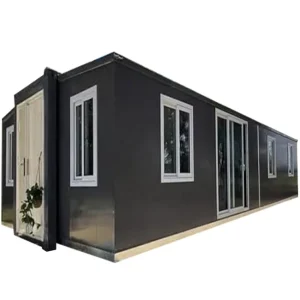 Easy Installation Light Steel Structure 30ft 40ft Prefab Luxury Multifunctional 3 Bedrooms Foldable Shipping Container House