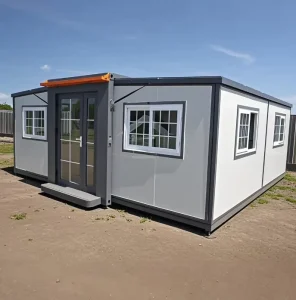 Easy Move Expandable Sandwich Panel Steel Container House 2bedroom for Apartment & Hotel Use