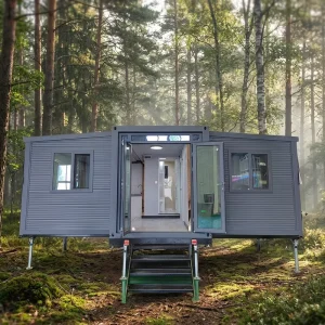 Easy Transport Durable Steel Prefab Expandable 20ft Container Modular House Modern for Hotel & Living Room Storage Workshop