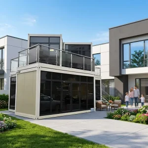 Easy to Assemble Detachable Steel Structure Villas Casas Prefabricadas De Lujo Prefab Flat Pack Detachable Container House