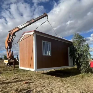 Easy to Move & Install Customizable Modular Detachable Steel Structure Prefabricated House with Solar Power for Residential Use
