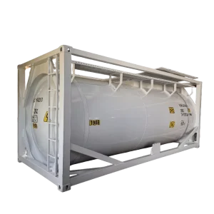 Eco Friendly 20M3 T14 ISO Tank Shipping Container Steel Lined Plastic Material for Chemical Reagents