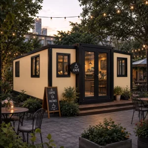 Eco Friendly 40ft Container House Garden Room Home Office Guest House for Backyard and Small Space Living