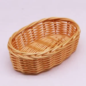Eco Friendly Food Grade Cane Rattan Home Storage Basket for Home Decoration