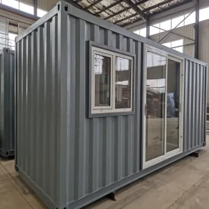 Eco Friendly Luxury Modular Villa Prefabricated Hotel Office Shipping 20feet Steel Framed Sandwich Panel Breathable Container