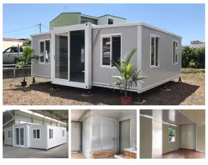 Eco Friendly Modular Expandable Container Prefab Homes High Strength Factory Direct Stable Structure 30 Year Longevity