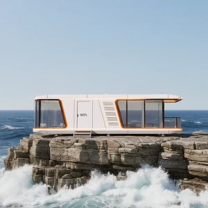Eco Modular Luxury Steel House Container Van Mobile Office Prefabricated Cabin Housing Modern Outdoor