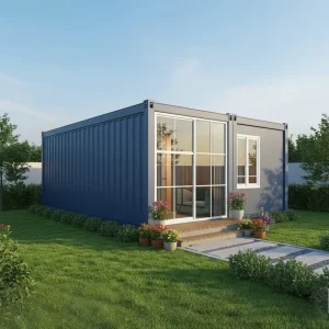 Eco-friendly Flat Pack Container House Recyclable Zero Construction Waste 1 Year Warranty for Forestry Station Staff Dormitory