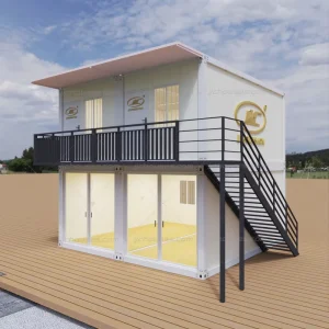 Eco-friendly Mobile Container House for Hotel Living Room & Home Office Prefabricated 20FT with Solar Electricity