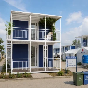 Eco friendly Two story Modern Expandable Container House 2 3 4 5 Bedroom Prefab CE ISO Certified Two story Prefab